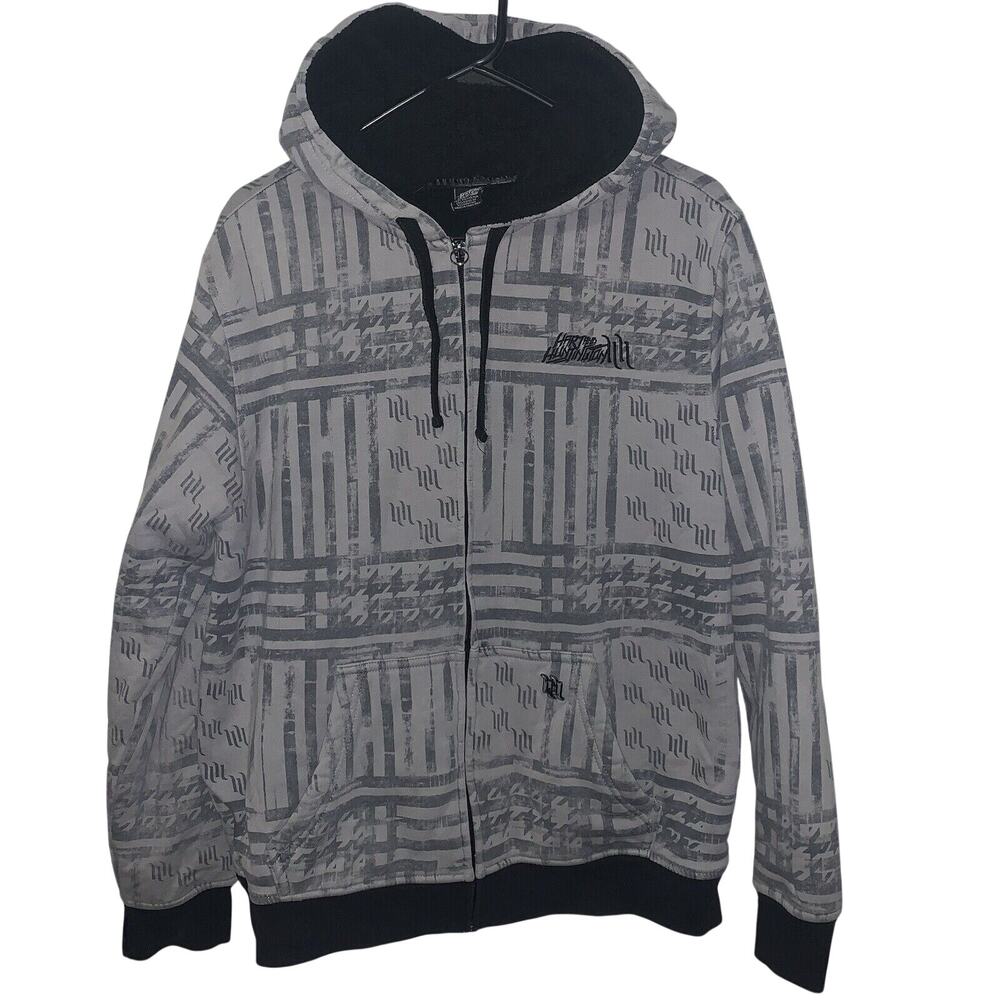 Vintage Y2K Hart & Huntington Fleece Lined Full Zip Hoodie M